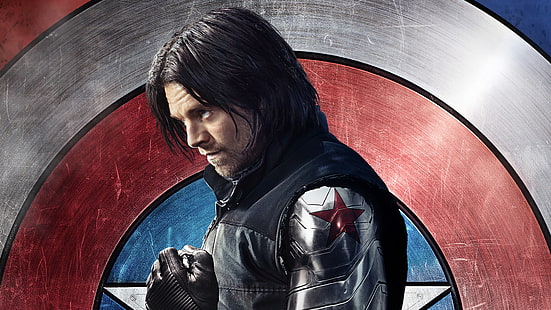 Captain America, Captain America: Civil War, Sebastian Stan, Winter Soldier, HD wallpaper HD wallpaper