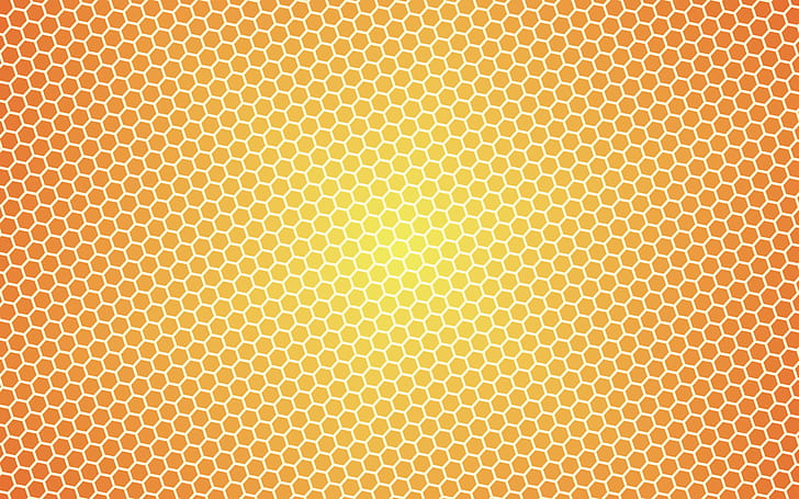 nid d'abeilles abstrait hexagone, Fond d'écran HD