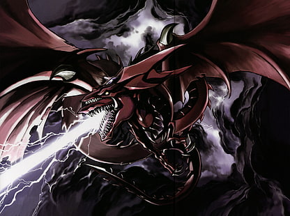 Yu-Gi-Oh !, Слайфер Небесный Дракон, HD обои HD wallpaper