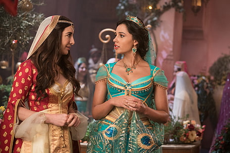  Movie, Aladdin (2019), Naomi Scott, Princess Jasmine, HD wallpaper HD wallpaper