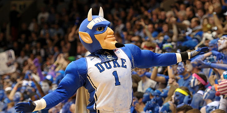 Duke Blue Devils, Mascotte, Basketball, Fond d'écran HD