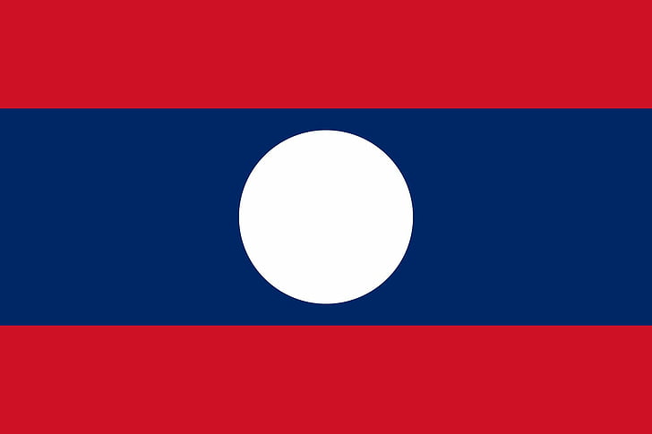 2000px флаг, Лаос svg, HD тапет