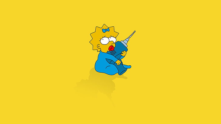 Maggie Simpson, The Simpsons, HD wallpaper