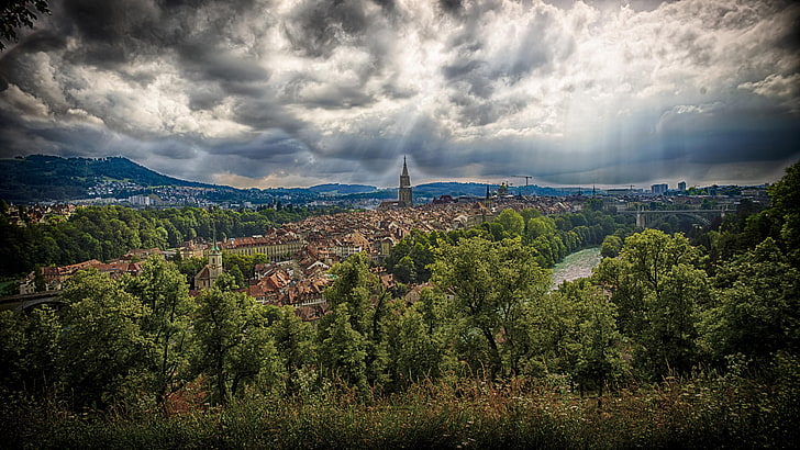 The City Of Bern Capital Of Switzerland Desktop Hd Wallpaper 5200×3250, HD wallpaper