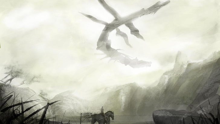 Shadow of the Colossus, Wander and the Colossus, Wander, HD wallpaper