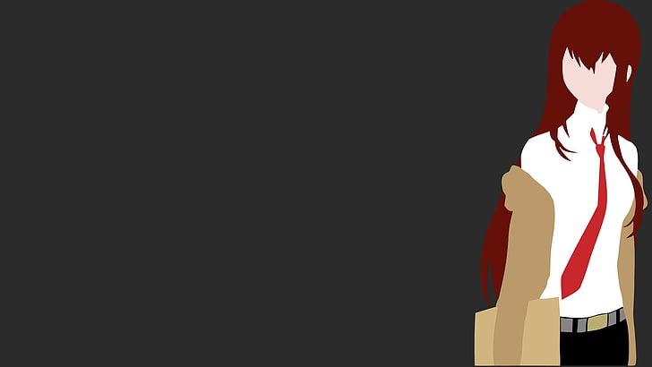 خلفية رقمية لشخصية الرسوم المتحركة Steins ؛ بوابة ، Makise Kurisu ، ناقلات أنيمي، خلفية HD