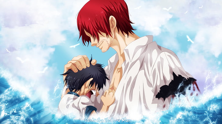 Luffy and Shanks тапет, Anime, One Piece, Monkey D. Luffy, Shanks (One Piece), HD тапет