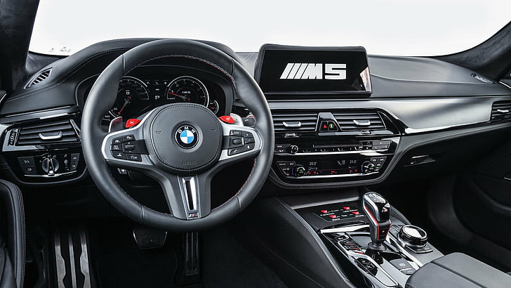 BMW, BMW M5, BMW M5 MotoGP Voiture de sécurité, voiture, intérieur, voiture de sécurité, Fond d'écran HD