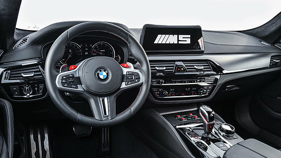 BMW, BMW M5, BMW M5 MotoGP Safety Car, Carro, Interior, Safety Car, HD papel de parede HD wallpaper
