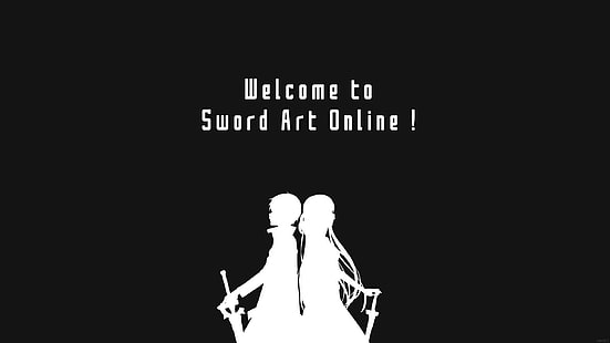 Sword Art Online, Kirigaya Kazuto, Yuuki Asuna, วอลล์เปเปอร์ HD HD wallpaper