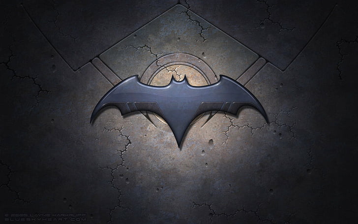 Batman, logo Batmana, symbol Batmana, czarny, logo, Tapety HD