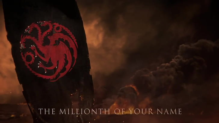 Das Millionstel Ihrer Namensgrafik, Game of Thrones, HD-Hintergrundbild