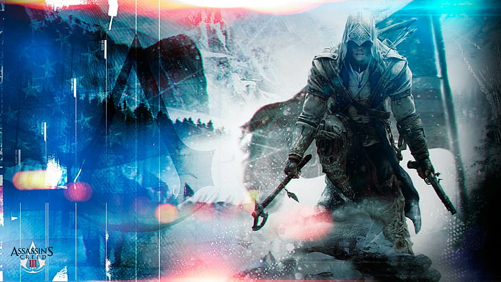 Прохладный Assassin's Creed III Artwork HD, крутой, рисунок, кредо, убийца, игры, HD обои