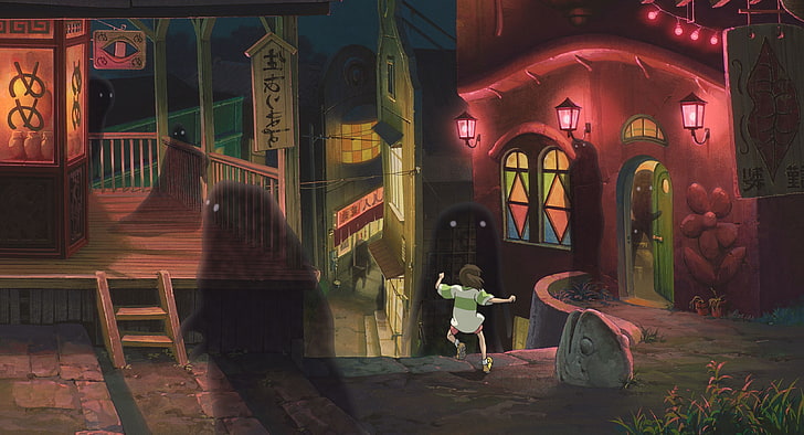 Ruhların Kaçışı, Studio Ghibli, HD masaüstü duvar kağıdı