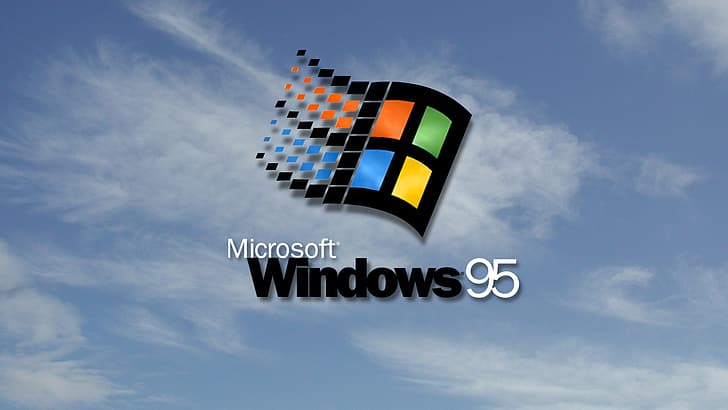vaporwave, 90-те, Windows 95, HD тапет