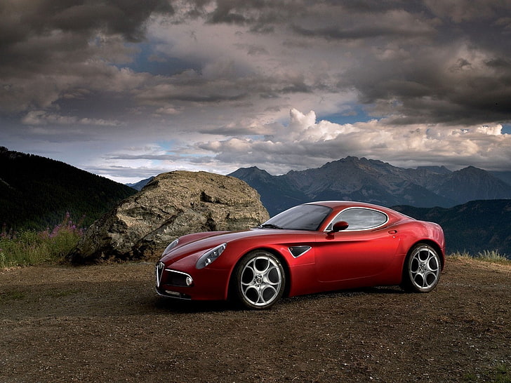 Alfa Romeo, Alfa Romeo 8C Wettbewerb, HD-Hintergrundbild