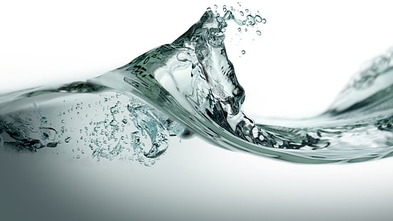 corpo d'acqua, acqua, onde, macro, fotografia, sfondo trasparente, liquido, Sfondo HD HD wallpaper