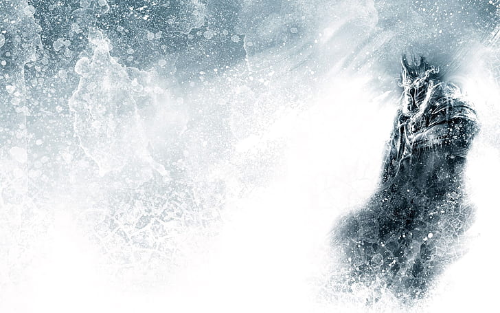 World of Warcraft WOW Lich King Snow HD, video games, snow, world, warcraft, wow, king, lich, HD wallpaper