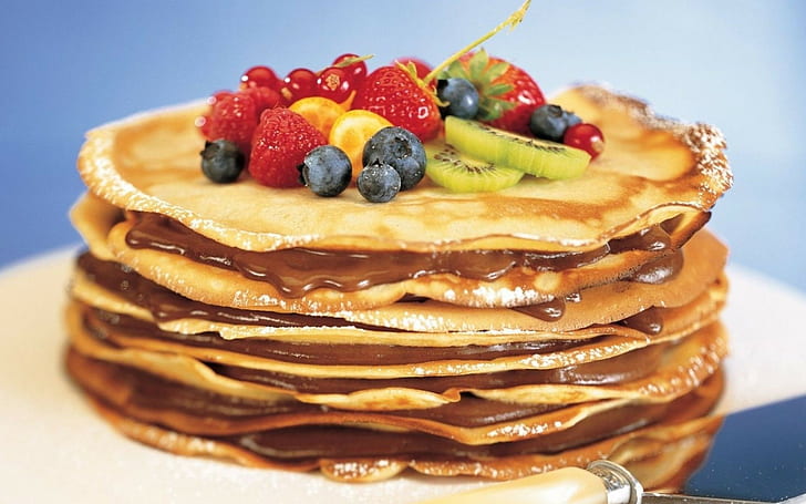Pancake, Resep, Shrovetide, Wallpaper HD