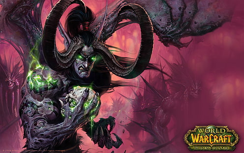 World of Warcraft, World of Warcraft: The Burning Crusade, Illidan Stormrage, HD tapet HD wallpaper