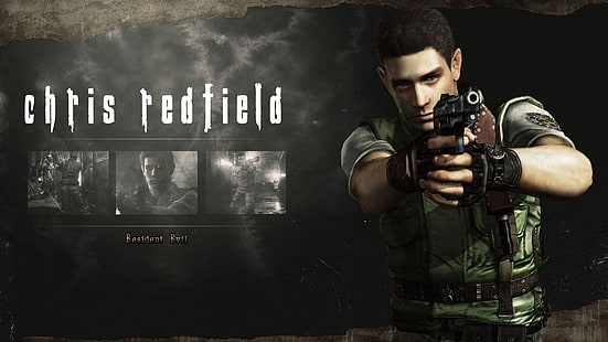 Chris Redfield digital wallpaper, Chris Redfield, Resident Evil HD Remaster, Resident Evil, HD wallpaper HD wallpaper