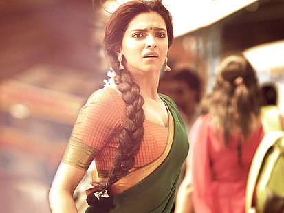 Deepika Padukone ใน Chennai Express, Priyaka Chopra, ภาพยนตร์, ภาพยนตร์บอลลีวูด, บอลลีวูด, ภาพยนตร์, deepika padukone, วอลล์เปเปอร์ HD HD wallpaper
