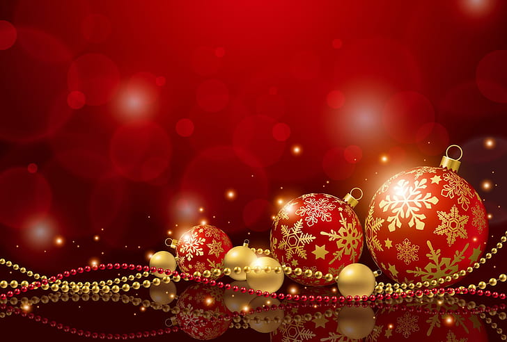 Коледа, празник, топки, новогодишни декорации, нова година, Коледа, празник, топки, новогодишни декорации, нова година, HD тапет
