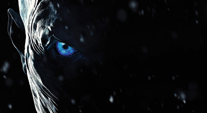 Game Of Thrones Season 7 White Walkers HD Wallpaper, gray monster with blue eyes digital wallpaper, Movies, Game of Thrones, Movie, 2017, games of thrones, season 7, HD wallpaper