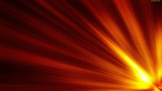 Sun Glow Abstract, resplandor, abstracto, 3d y abstracto, Fondo de pantalla HD HD wallpaper