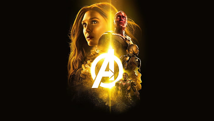 Avengers Infinity War 2018 Plakat The Mind Stone, Tapety HD