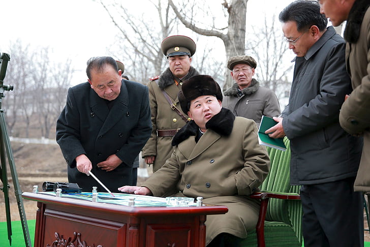 pessoas, chapéu, Coréia do Norte, RPDC, ditador, Kim Jong-ONU, Ditadura, Totalitarismo, Juche, HD papel de parede