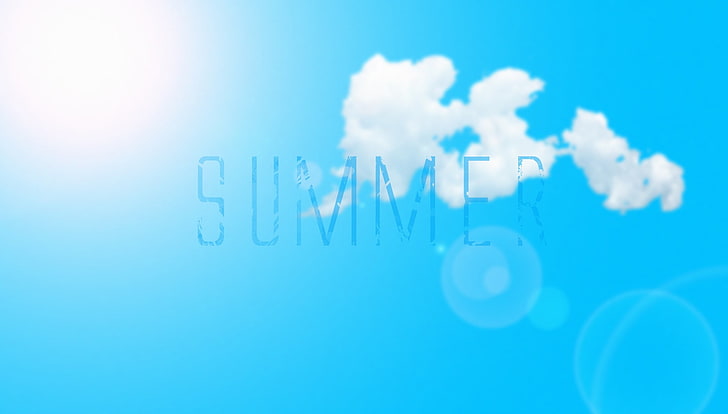 texto de verano, verano, Fondo de pantalla HD