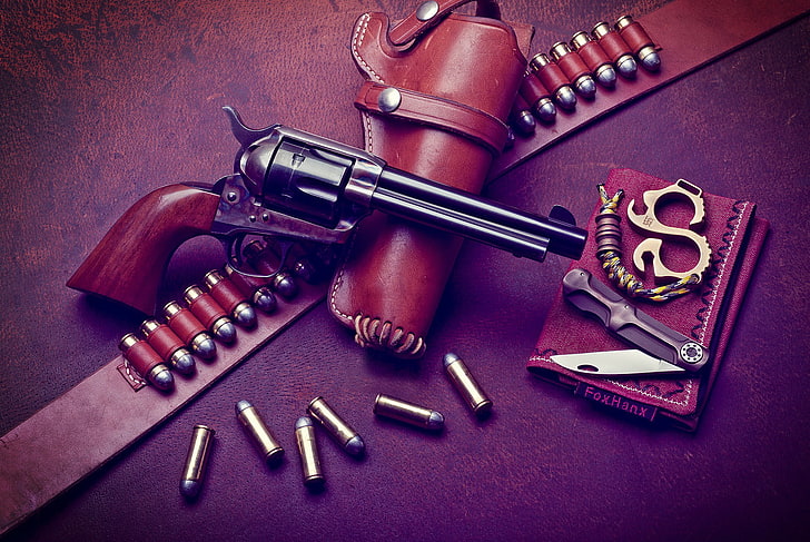 Weapons, cartridges, Colt, HD wallpaper | Wallpaperbetter