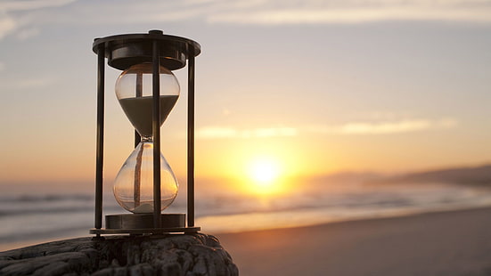 hourglass, sandglass, life, timepiece, glass, time, clock, sand, minute, timer, past, HD wallpaper HD wallpaper