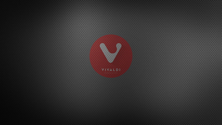 Vivaldi, Browser, Metallgitter, Computer, Hi-Tech, HD-Hintergrundbild
