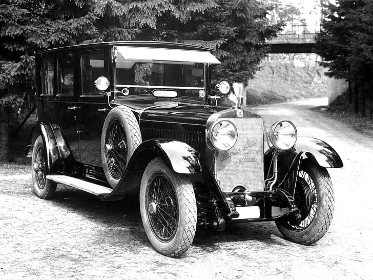 1924، h 6، Hispano، Retro، Skoda، Suiza، خلفية HD