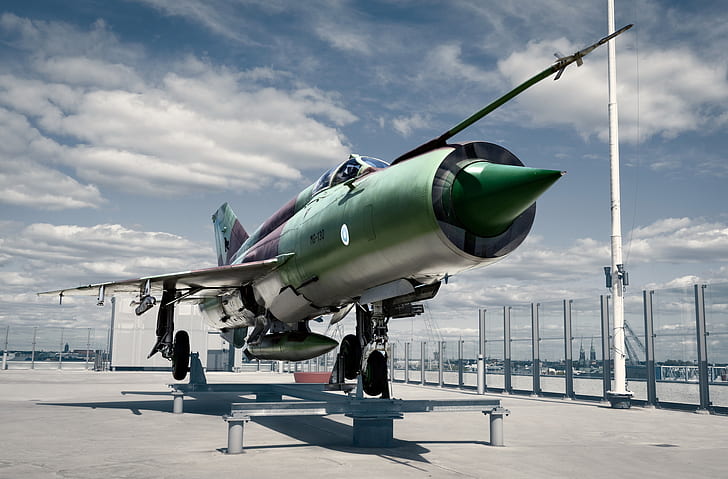 weapons, the plane, MiG-21, HD wallpaper