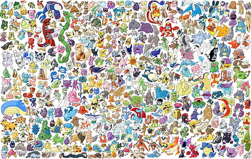 Pokemon characters wallpaper, Pokémon, Pikachu, HD wallpaper HD wallpaper