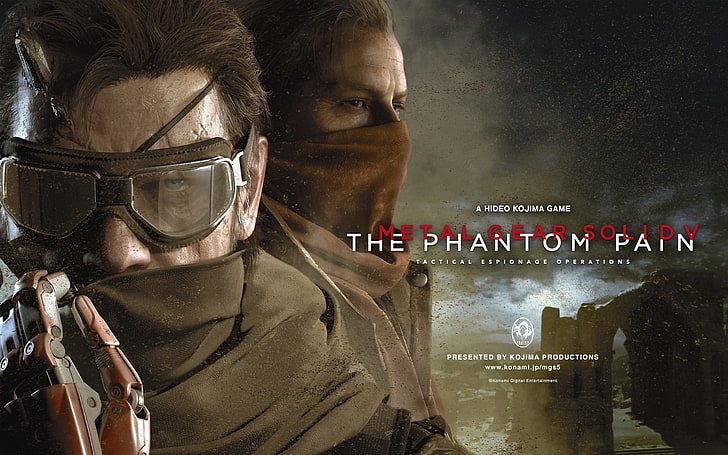 Цифровые обои «Призрачная боль», Metal Gear Solid V, Призрачная боль, Кодзима производства, HD обои