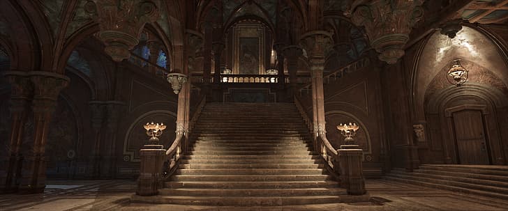 Warisan Hogwarts, interior Kastil, tangkapan layar, video game, Wallpaper HD