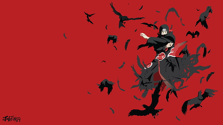 Anime, Naruto, Itachi Uchiha, Wallpaper HD