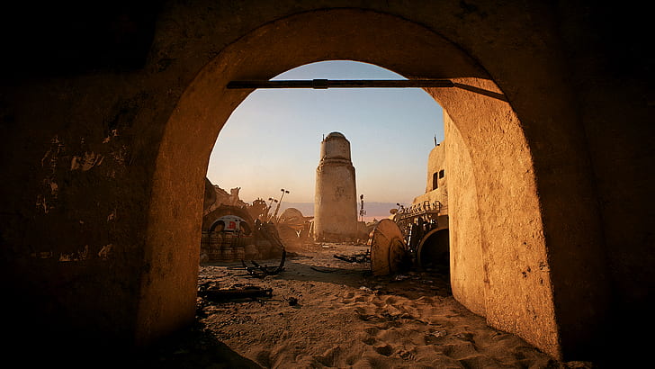 Star Wars, Star Wars Battlefront II (2017), Tatooine (Star Wars), HD wallpaper
