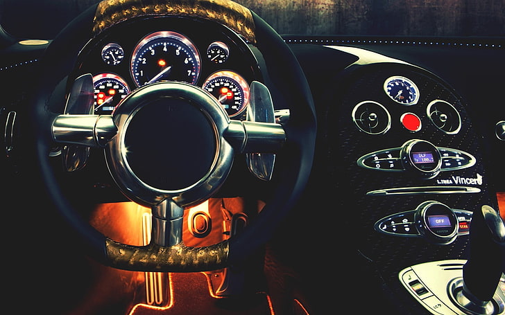 steering wheel, car, HD wallpaper