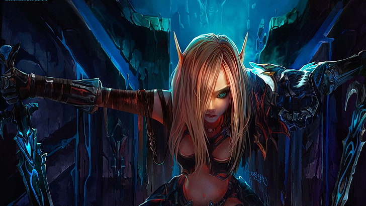 Elfe de sang, Voleur, World of Warcraft, Fond d'écran HD