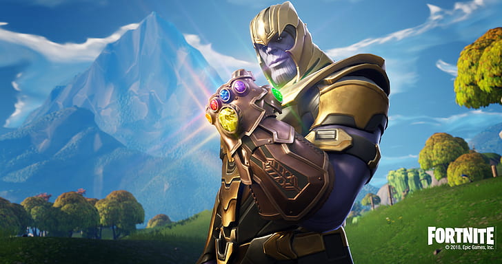 Thanos In Fortnite Battle Royale, HD-Hintergrundbild