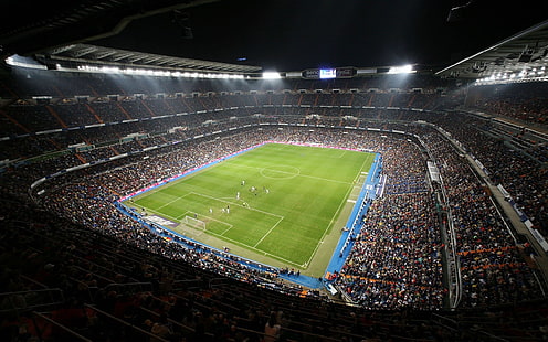 مدريد ، ريال مدريد ، ملعب سانتياغو برنابيو ، كرة القدم ، أسبانيا، خلفية HD HD wallpaper