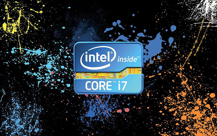 Logo Intel Core i7, logo, procesor, Intel Core I7, edycja ekstremalna, Tapety HD
