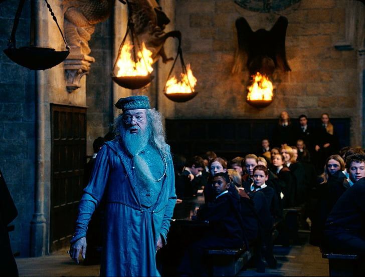 Harry Potter, Harry Potter dan Piala Api, Albus Dumbledore, Michael Gambon, Wallpaper HD
