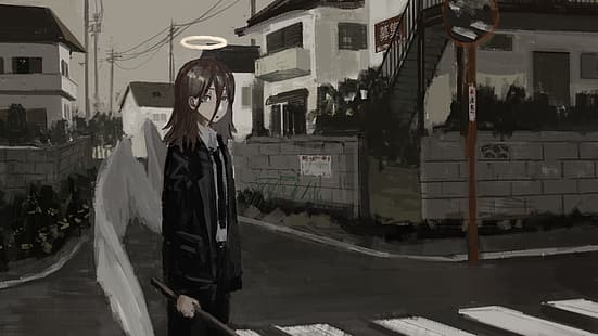Kettensägenmann, Manga, Zeichnung, HD-Hintergrundbild HD wallpaper