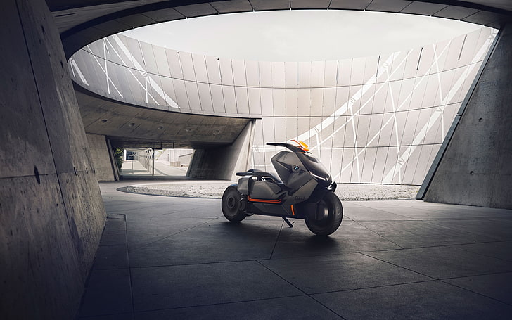 BMW Motorrad Concept Link 4K, концепт, моторрад, бмв, линк, HD обои
